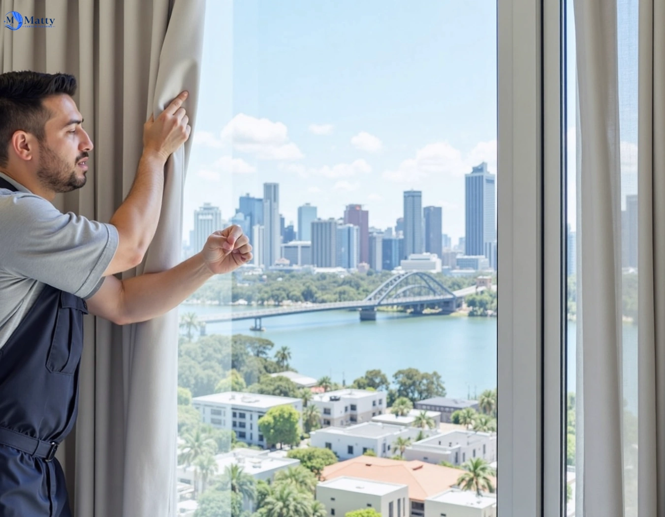 Professional curtain steam cleaning service dundas-nsw QLD by Matty Curtain Cleaning